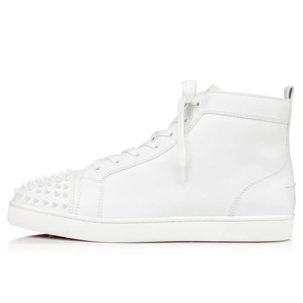 louboutin white high tops