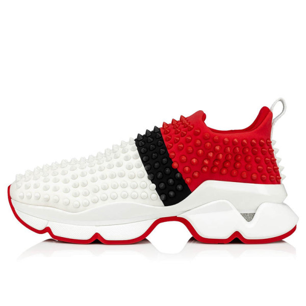 red bottoms mens spikes