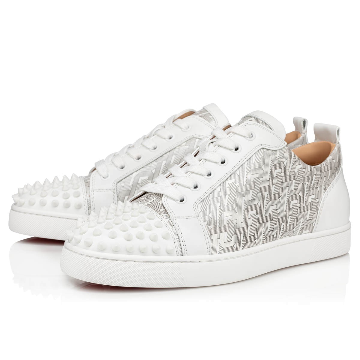 Red Bottoms Low Tops White Patent Cl Shoes